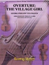 Overture: The Village Girl Orchestra sheet music cover